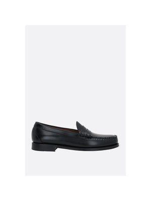 Weejuns Larson Polished Leather Loafers-G.H. BASS-JOHN JULIA