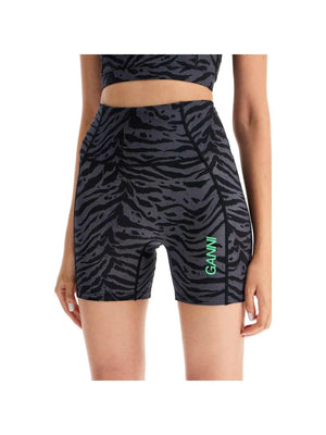 Animal Print Sports Shorts.