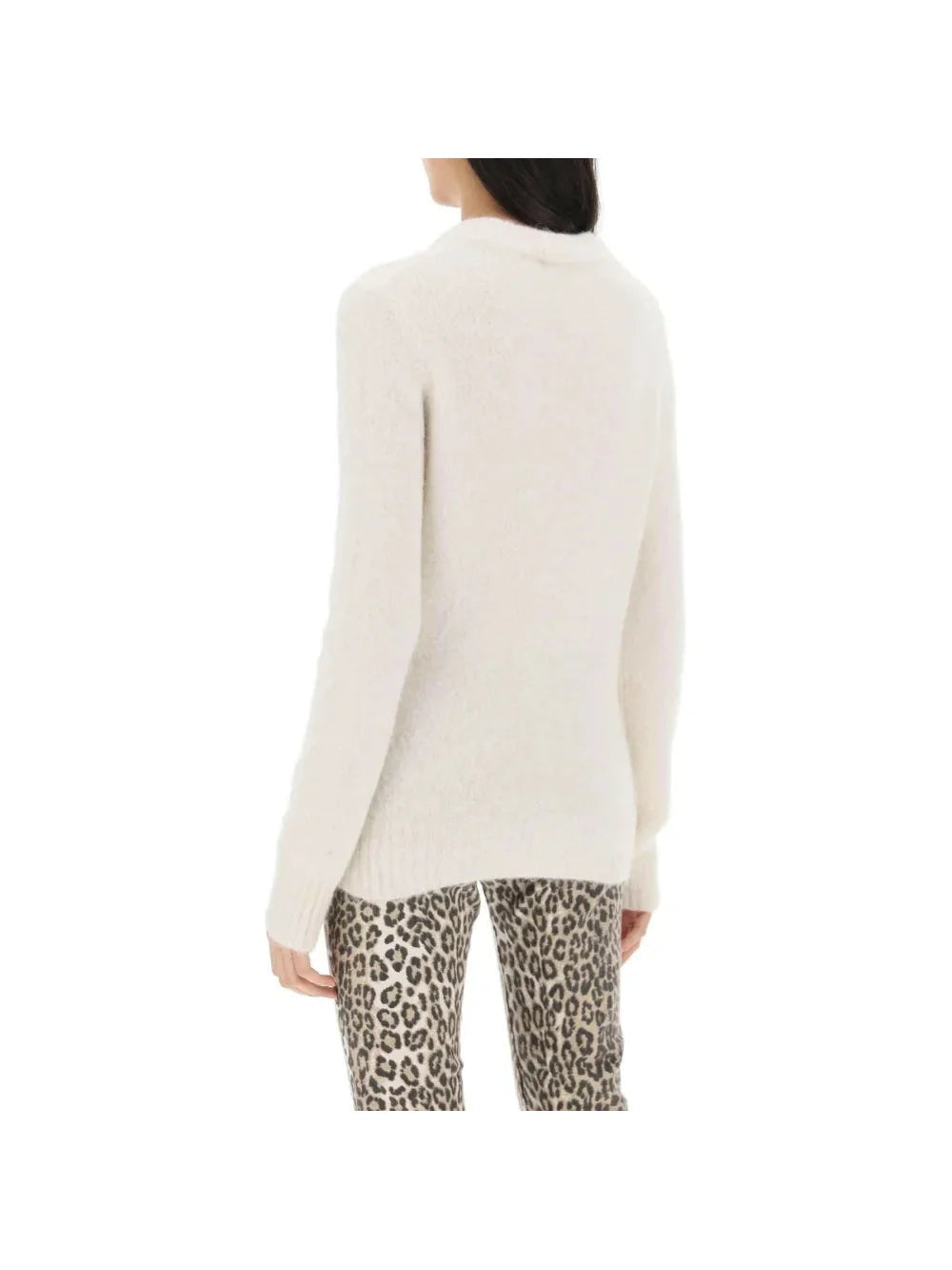 GANNI-Brushed Alpaca And Wool Sweater-JOHN JULIA