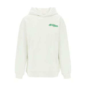 Egret Isoli Organic Cotton Oversized Hoodie GANNI JOHN JULIA.