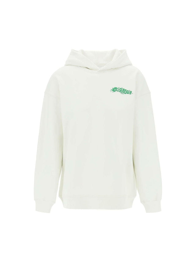 Egret Isoli Organic Cotton Oversized Hoodie GANNI JOHN JULIA.