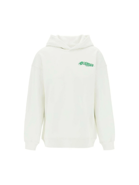 Egret Isoli Organic Cotton Oversized Hoodie GANNI JOHN JULIA.