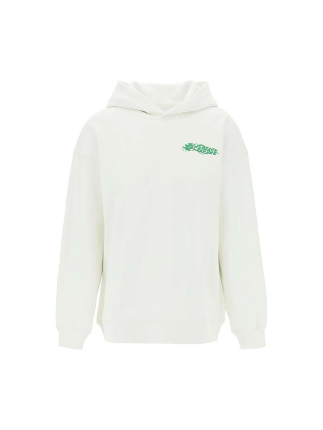 Egret Isoli Organic Cotton Oversized Hoodie GANNI JOHN JULIA.