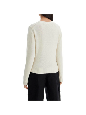 Jacquard Heart Wool-Blend Sweater.