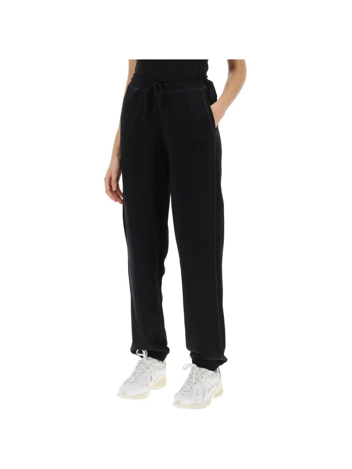 Joggers In Cotton French Terry GANNI JOHN JULIA.