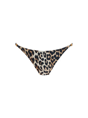 GANNI-Leopard Print Bikini Briefs -JOHN JULIA.