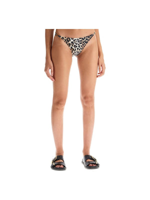 GANNI-Leopard Print Bikini Briefs -JOHN JULIA.