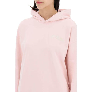 Light Pink Isoli Oversized Organic Cotton Hoodie GANNI JOHN JULIA.