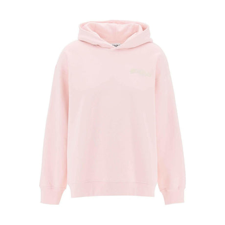 Light Pink Isoli Oversized Organic Cotton Hoodie GANNI JOHN JULIA.