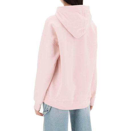 Light Pink Isoli Oversized Organic Cotton Hoodie GANNI JOHN JULIA.