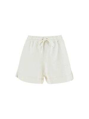 Lightweight Organic Cotton Shorts-Ganni-JOHN JULIA