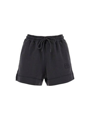 GANNI-Lightweight Organic Cotton Shorts-JOHN JULIA