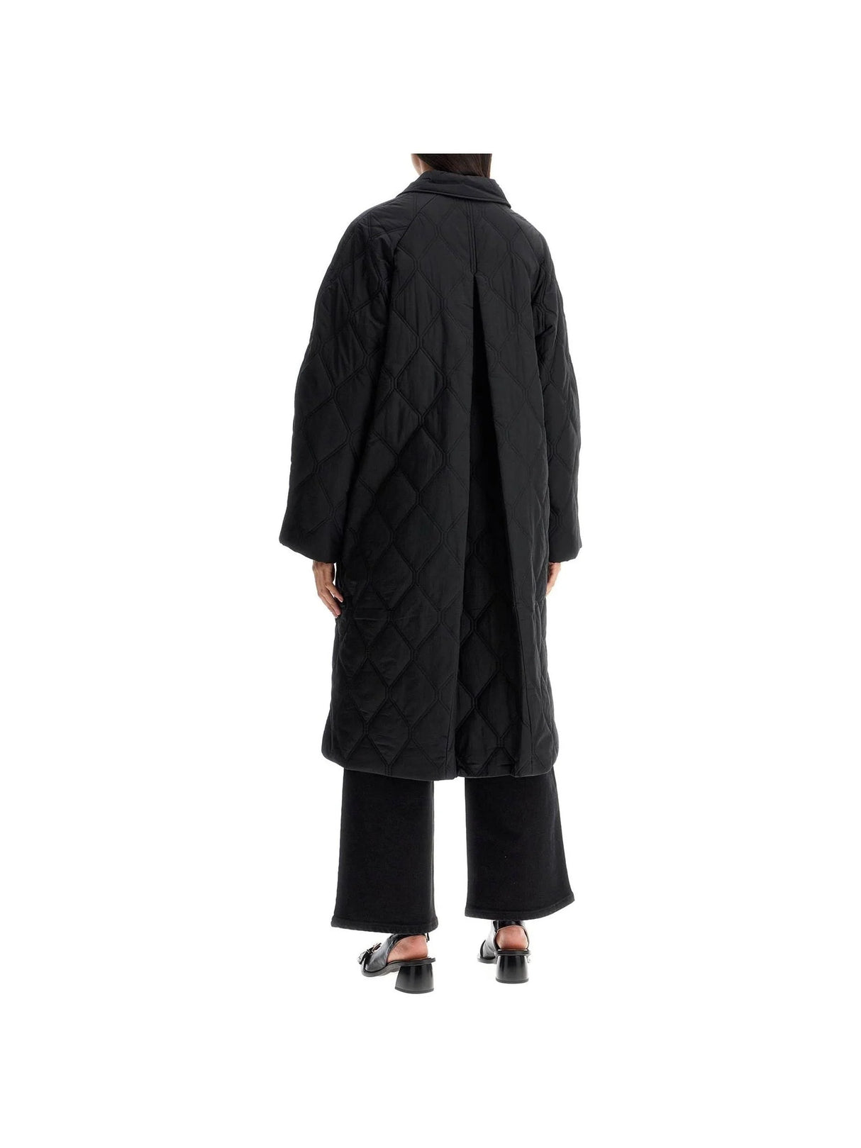 GANNI-Long Quilted Padded Coat -JOHN JULIA.