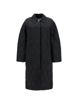 GANNI-Long Quilted Padded Coat -JOHN JULIA.