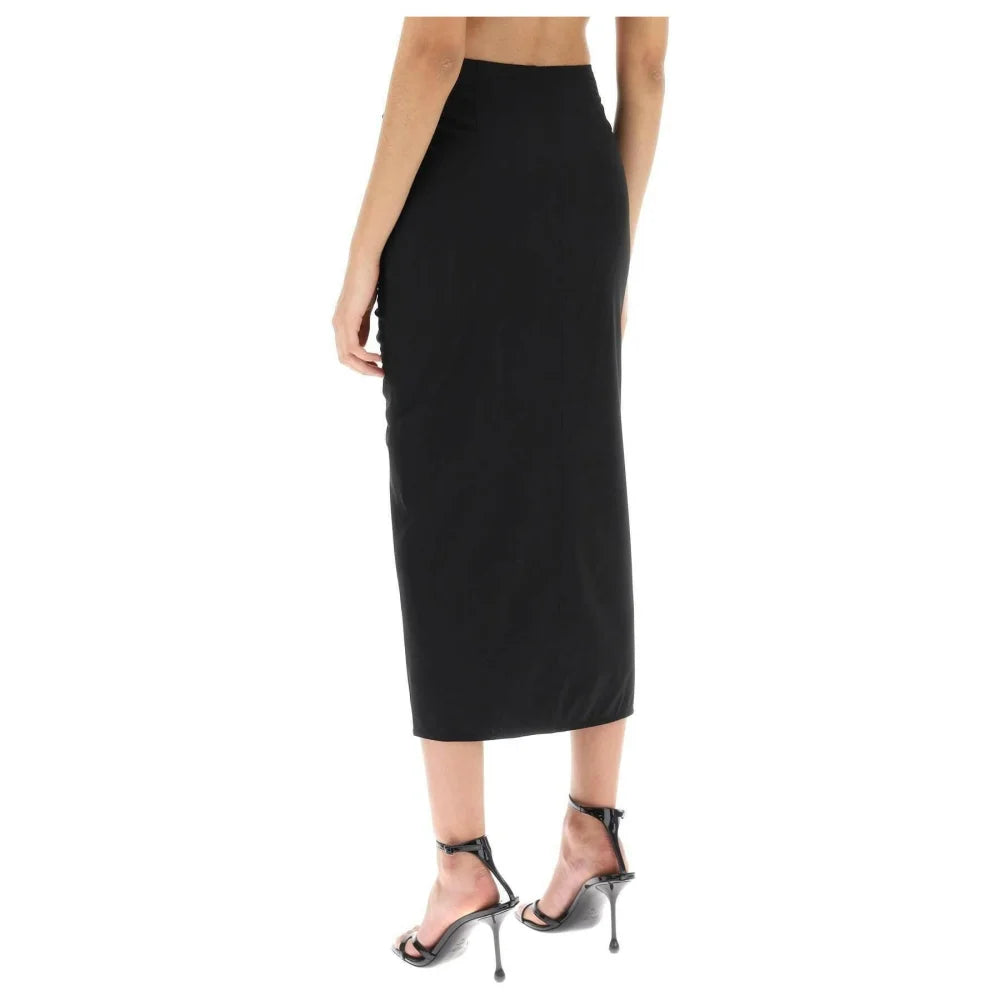 Midi Skirt With Ornamental Bows GANNI JOHN JULIA.