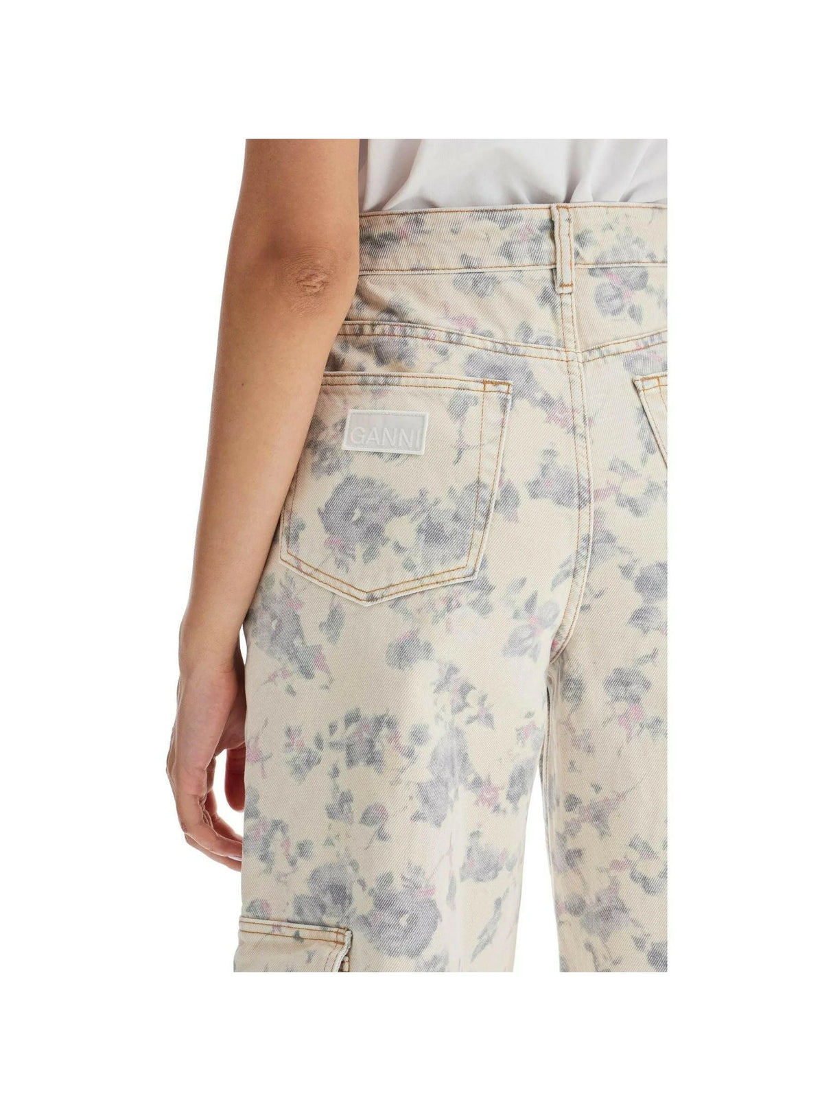 Organic Cotton Floral Print Angi Jeans.