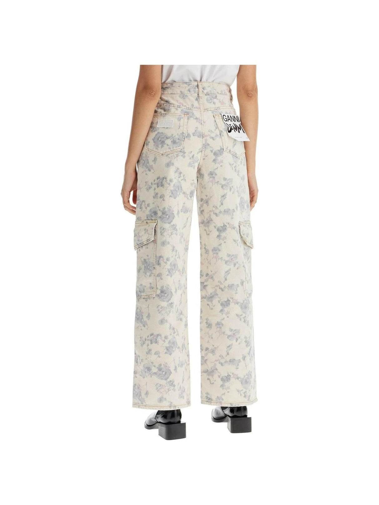 Organic Cotton Floral Print Angi Jeans.