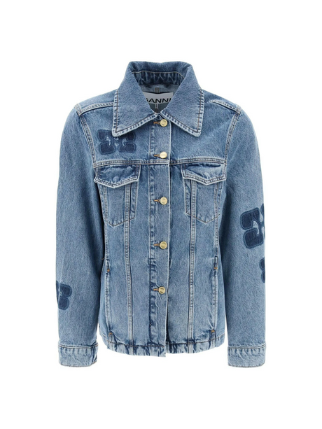 Organic Cotton Patch Denim Jacket.