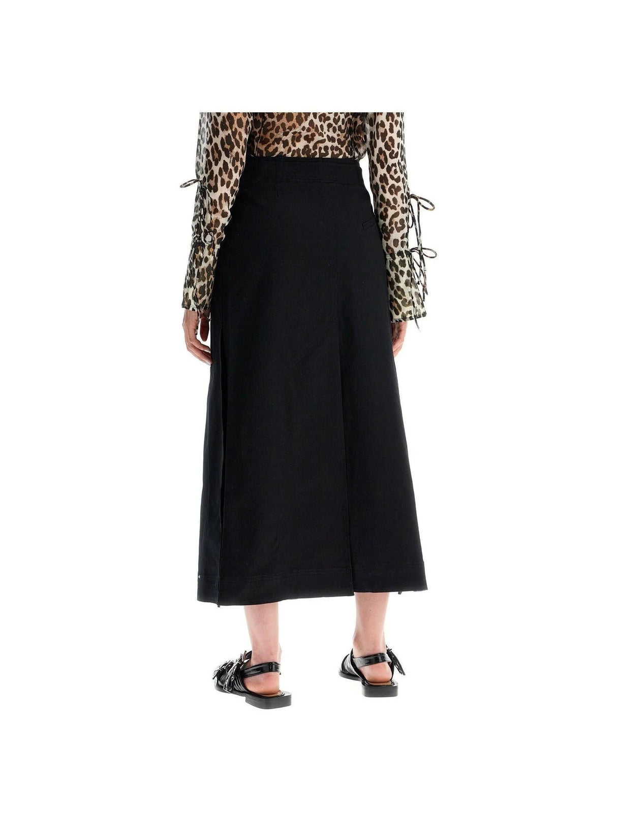 Organic Cotton Stretch Long Skirt.