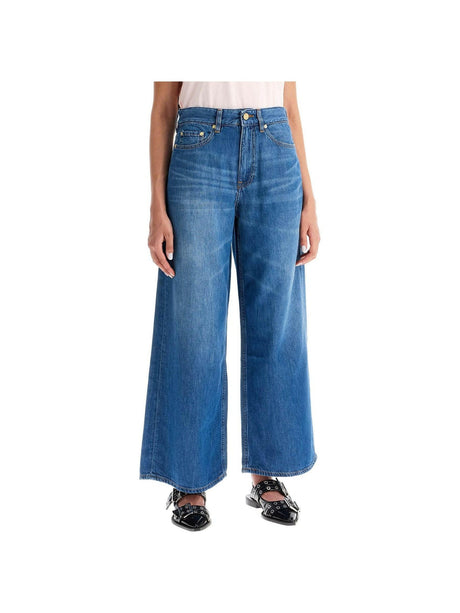 Organic Cotton Wide-Leg Jeans.