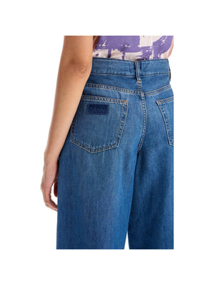 Organic Cotton Wide-Leg Jeans.