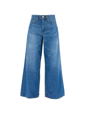 Organic Cotton Wide-Leg Jeans.