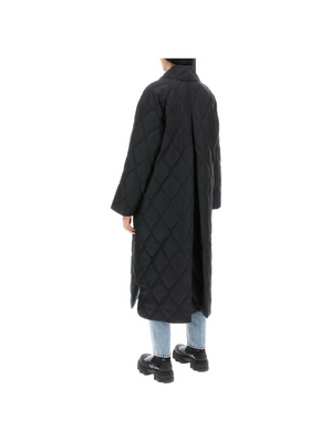 Quilted Oversized Coat GANNI JOHN JULIA.