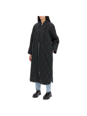 Quilted Oversized Coat GANNI JOHN JULIA.