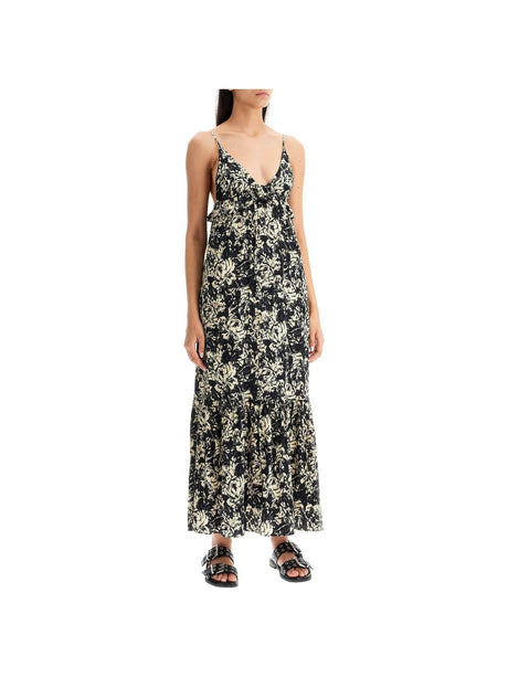 Recycled Floral Printed Satin Slip Dress.