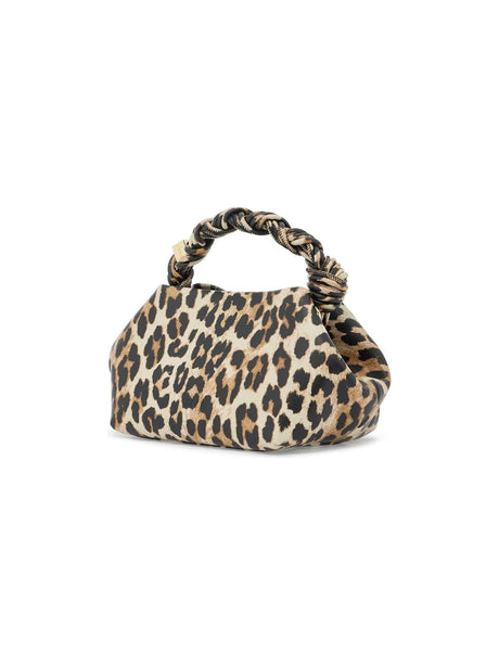 GANNI-Recycled Leather Bou Handbag-JOHN JULIA