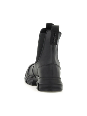 Recycled Rubber Chelsea Ankle Boots GANNI JOHN JULIA.