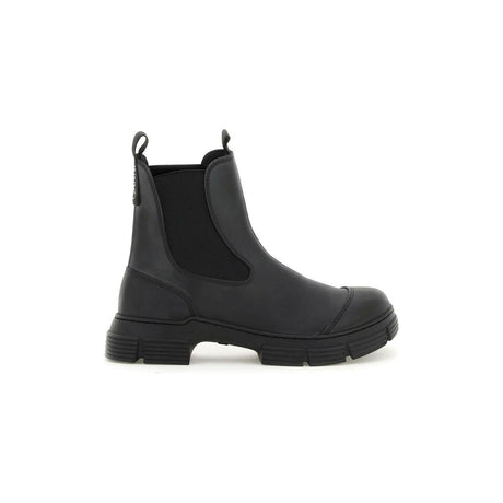 Recycled Rubber Chelsea Ankle Boots GANNI JOHN JULIA.