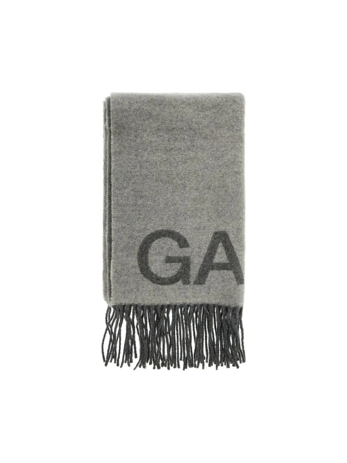 Recycled Wool Jacquard Logo Scarf.