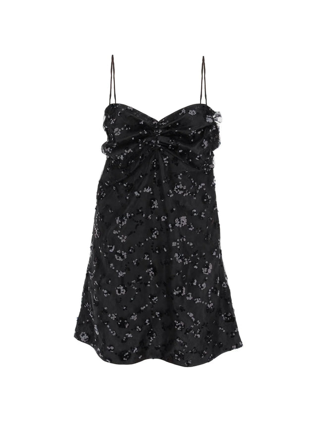 Sequin Mesh Mini Dress - 30 - Women > Clothing > Dresses > Mini