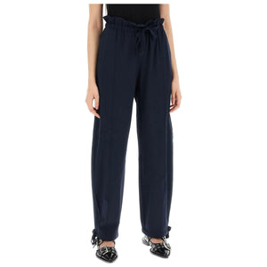 Sky Captain Elasticated High-Wasted Pants.