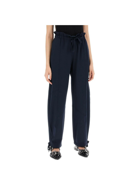 Sky Captain Elasticated High-Wasted Pants.