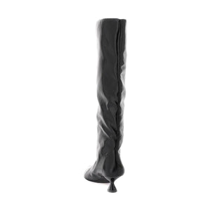 Soft Slouchy Knee-High Shaft Boots.