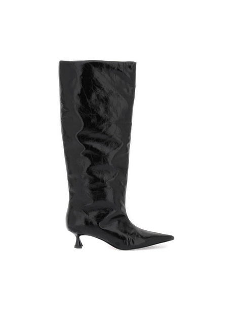 Soft Slouchy Knee-High Shaft Boots.