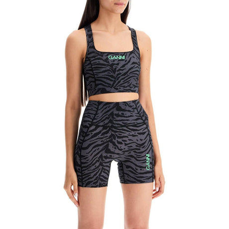 Sporty Animal Print Top.