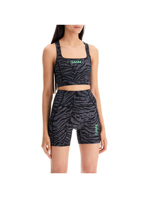 Sporty Animal Print Top.