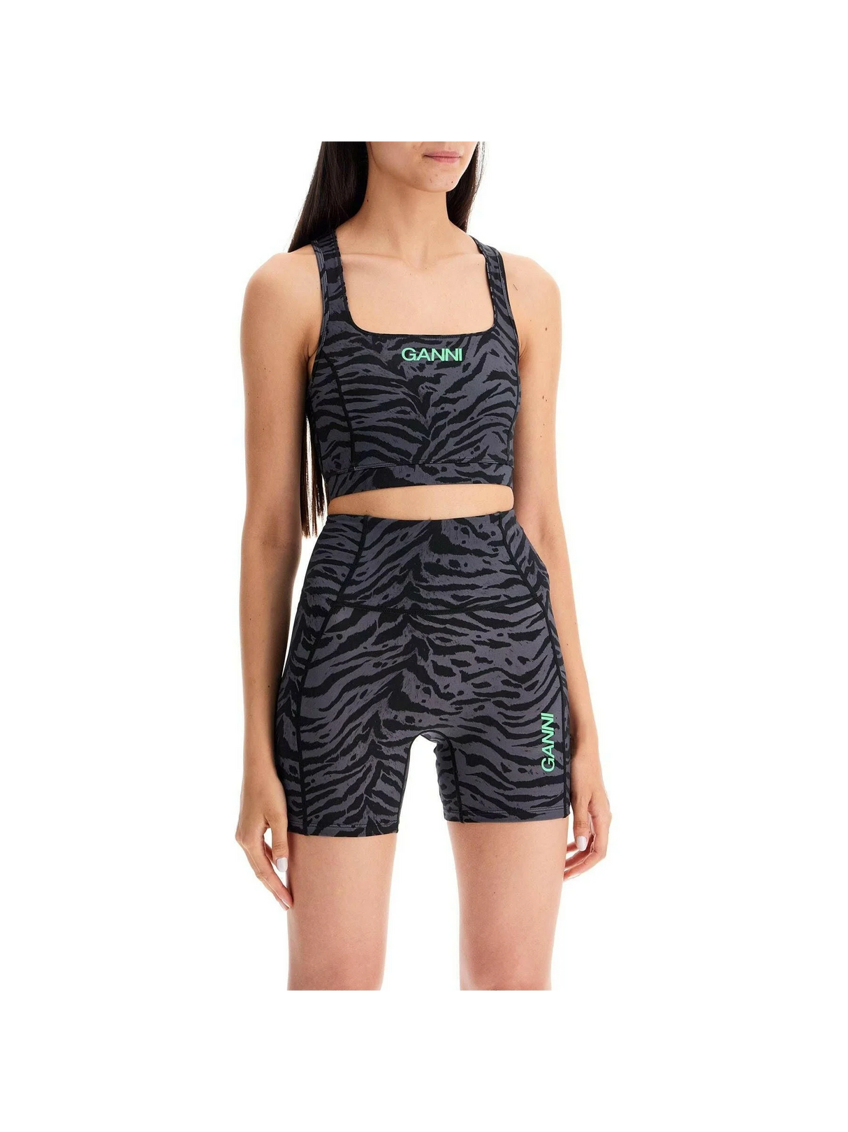 Sporty Animal Print Top.