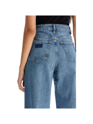 GANNI-Stretch Denim Andi Jeans In Italian -JOHN JULIA.