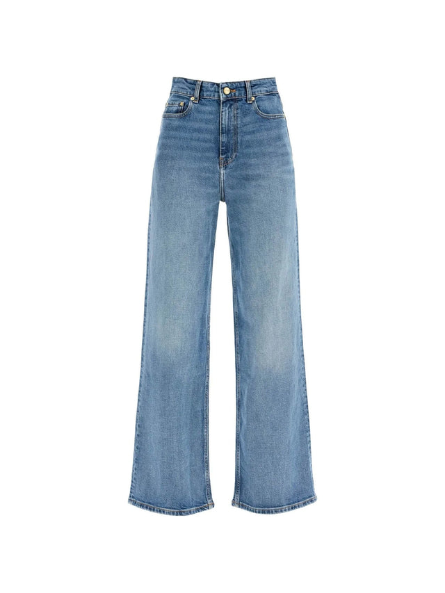 GANNI-Stretch Denim Andi Jeans In Italian -JOHN JULIA.