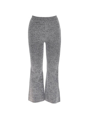 Stretch Knit Cropped Pants GANNI JOHN JULIA.