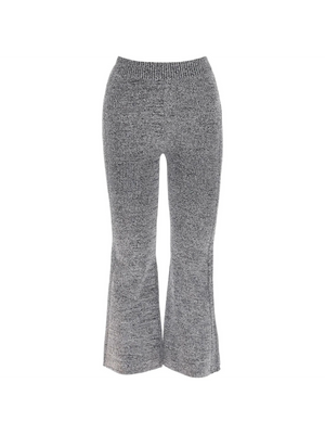 Stretch Knit Cropped Pants GANNI JOHN JULIA.