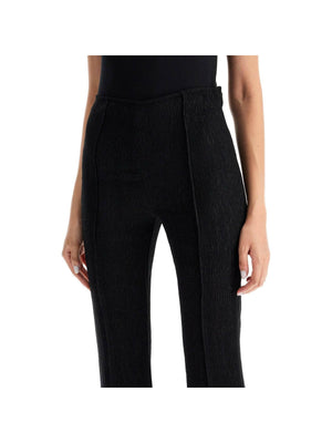 Stretch Viscose Flared Pants.