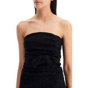 Stretch Viscose Strapless Top.