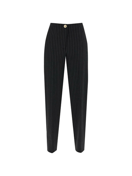 Striped Tapered Trousers.