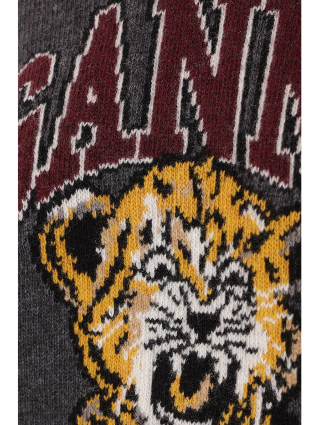 Graphic Tiger Wool Blend Sweater