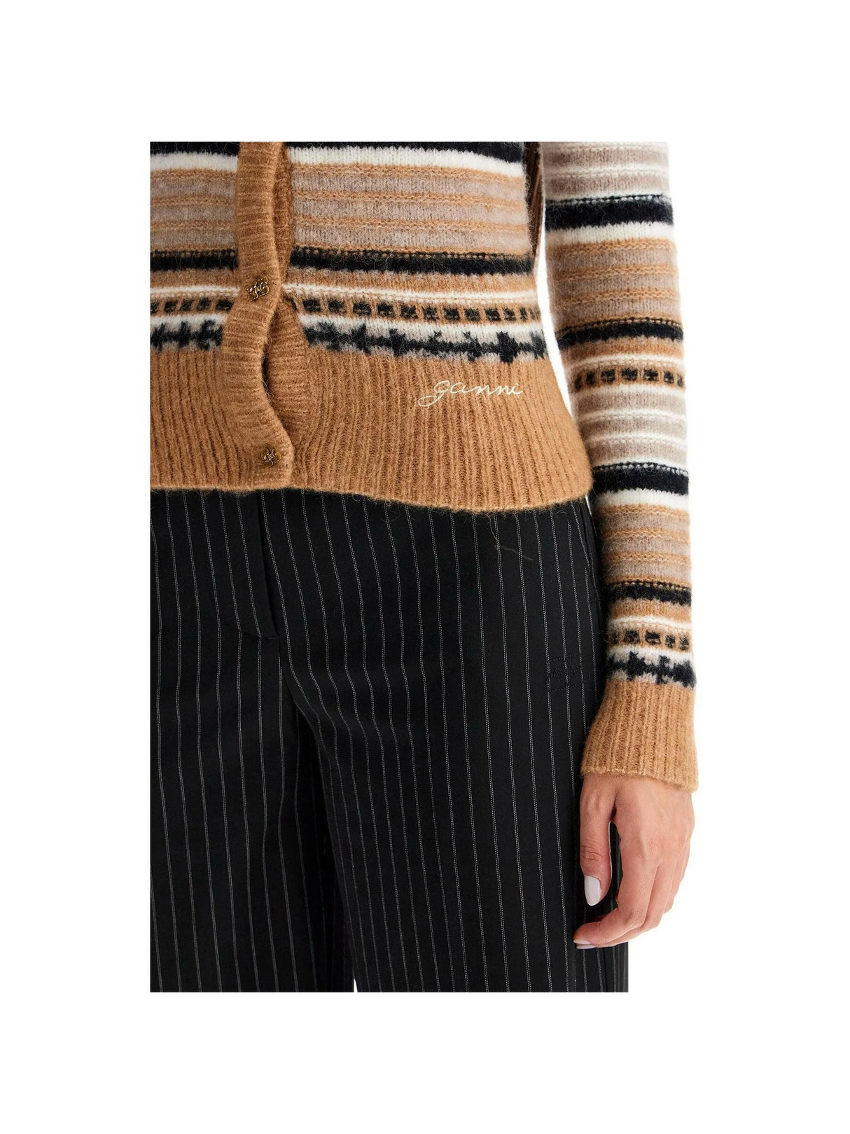 Ultra Soft Striped Cardigan.